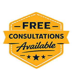 Free Consultations Available Badge